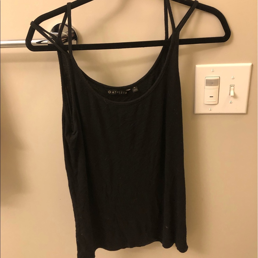 athleta double strap tank top